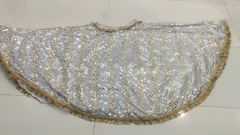 Sparkling Sequin Ethnic Skirt