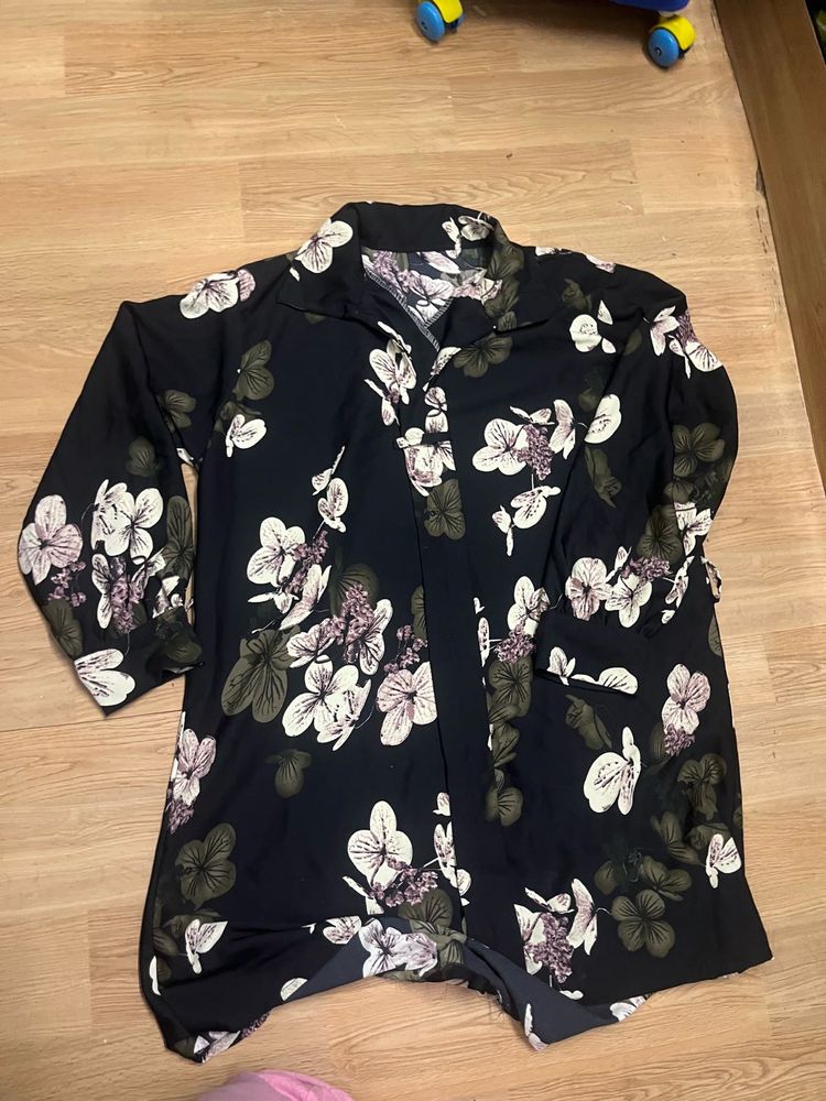 Floral Print coat set