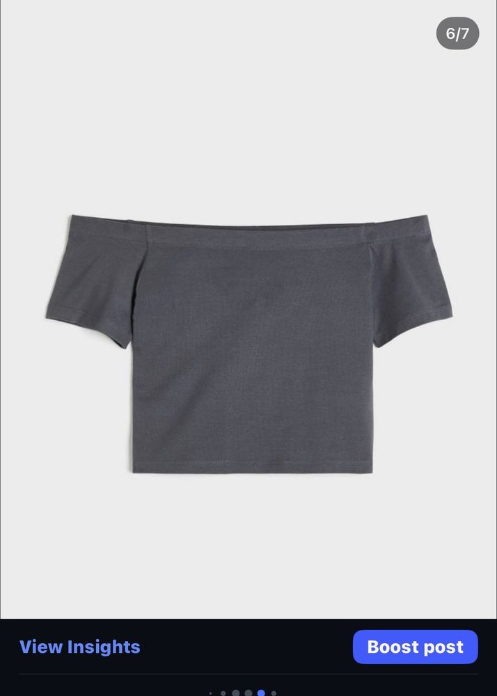 H&amp;M Chic Off-the-Shoulder Top