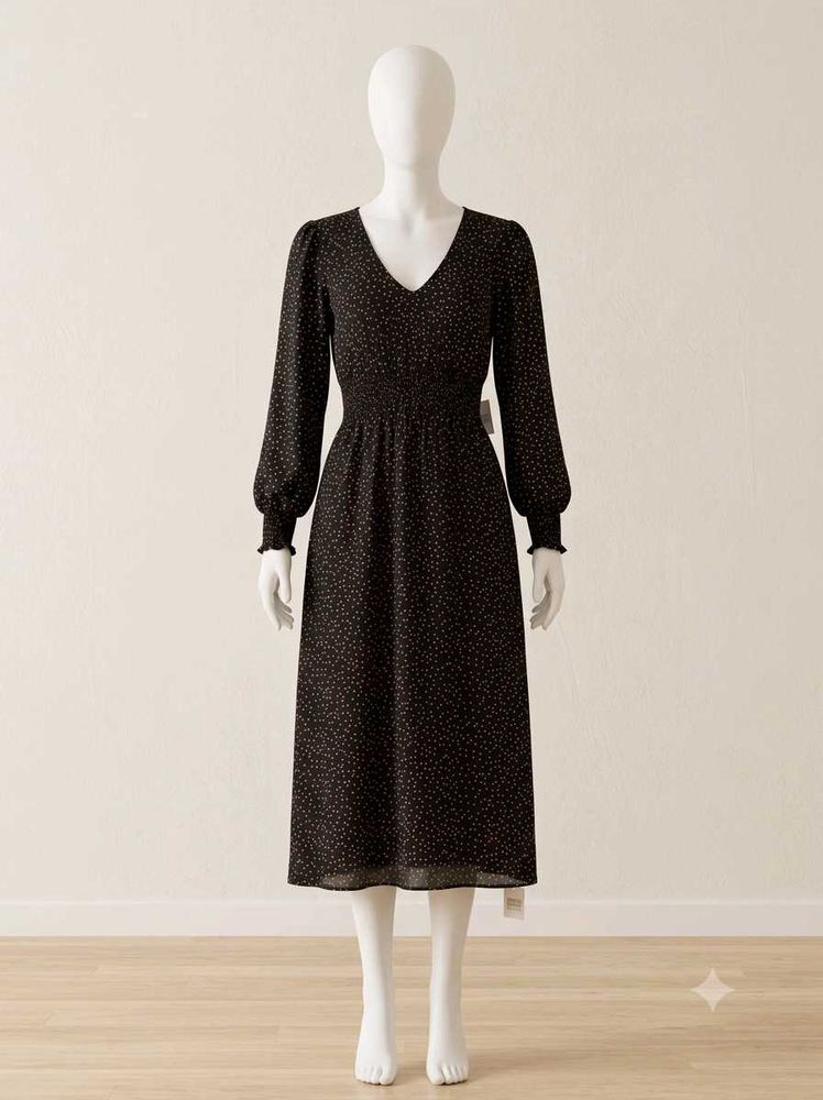 full sleeves a line dress