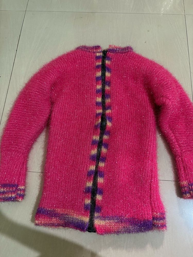 Pink Knitted Sweater