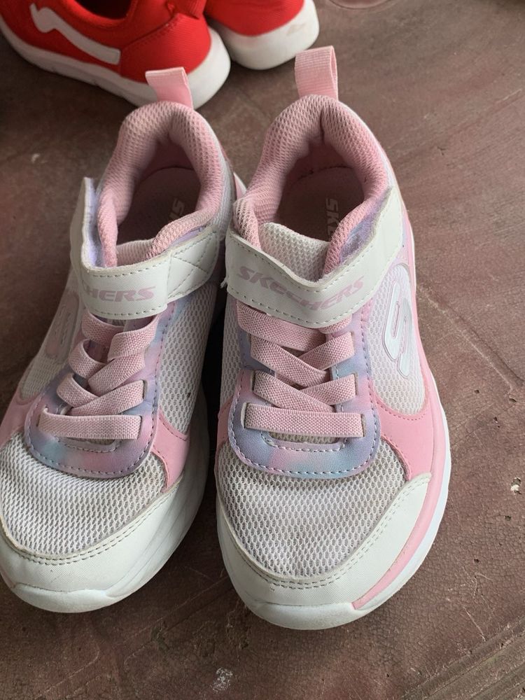 Skechers Pink Tie-Dye Sneakers
