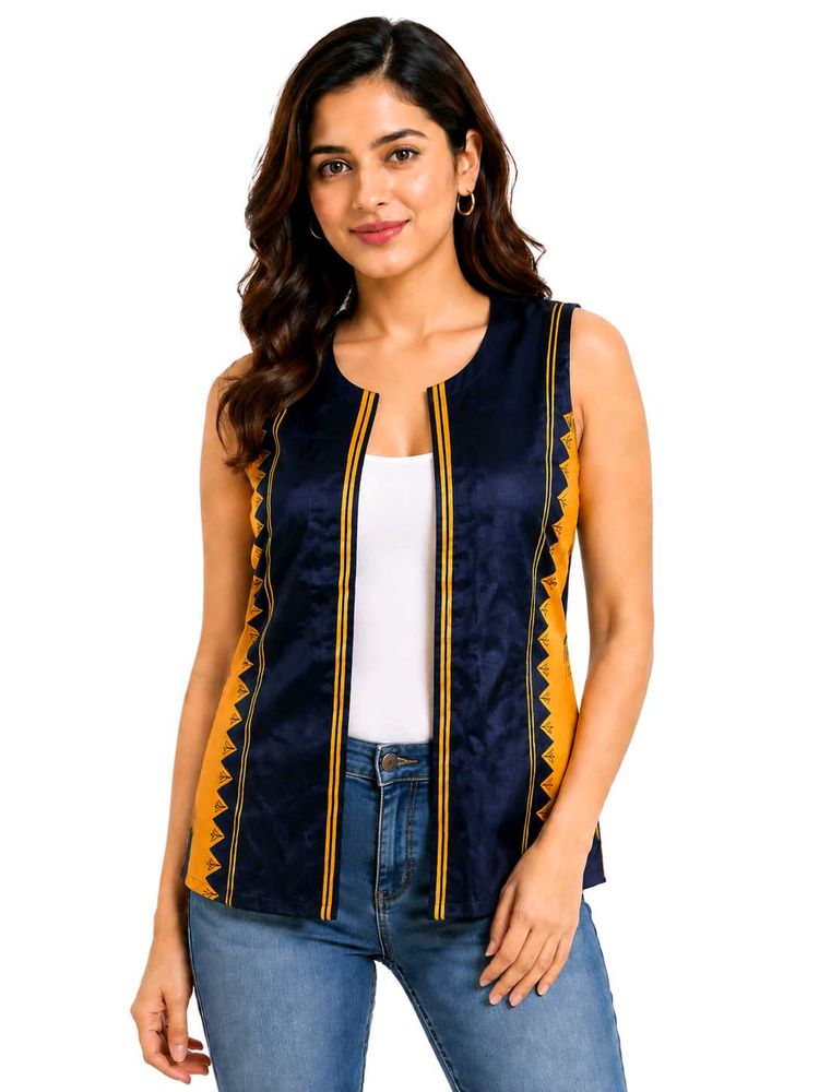 Striped Sleeveless Vest Top