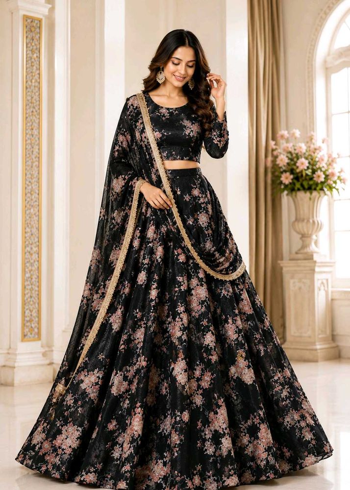 Lehnga and blouse. duppata