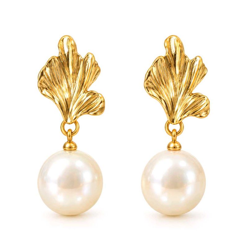 Elegant Pearl Drop Earrings