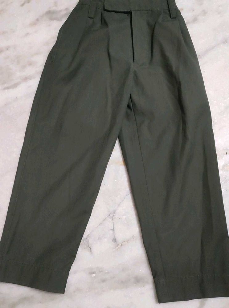 Olive Color Pant For Baby Boy 3- 4 Year
