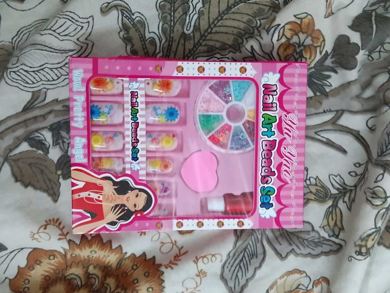 Nail Art Beads Set
