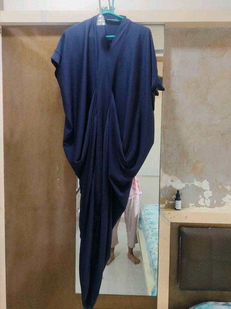 Flowy Navy Blue Dress