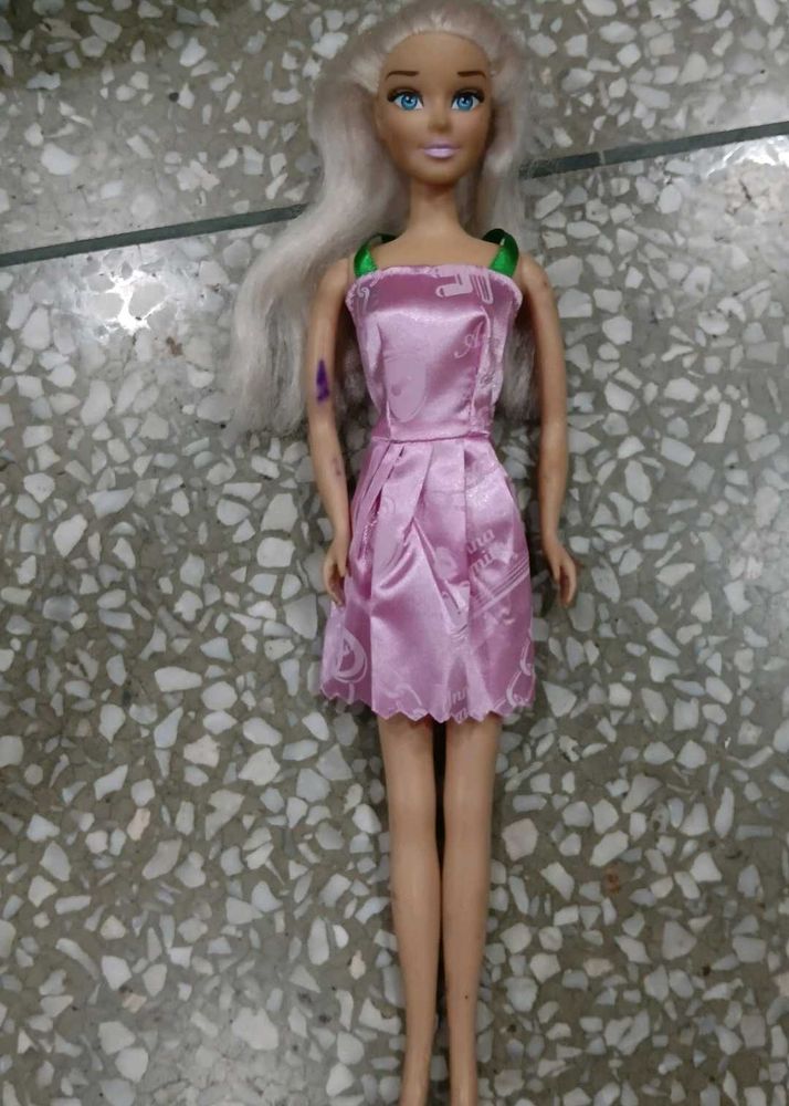 Fashion Doll with Pink Dress