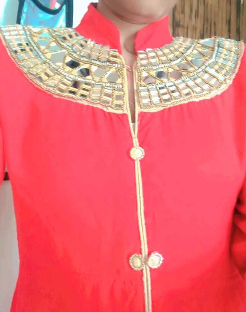 Embellished Red Tunic