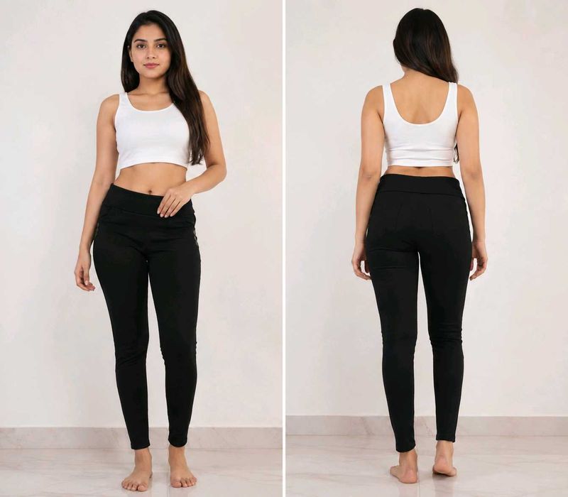Black Slim Fit Pants