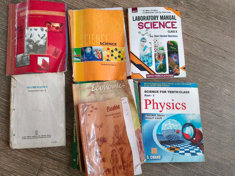 Class X Textbook Bundle - Science, Maths, &amp; More!