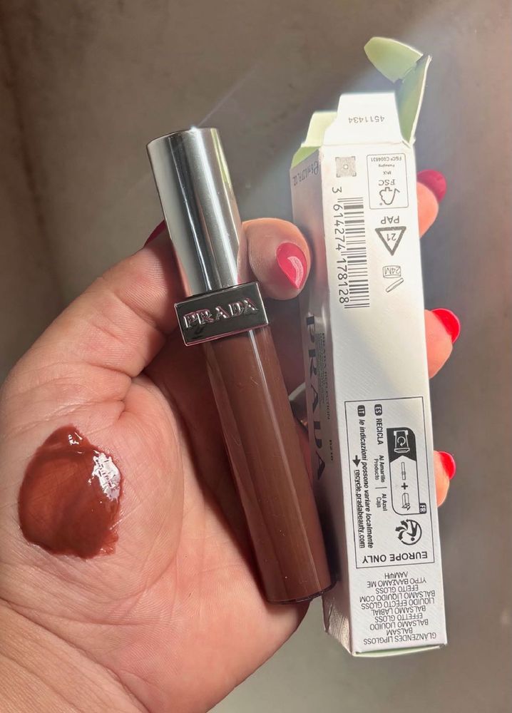 Prada Gloss Lipstick - Rich Brown Shade