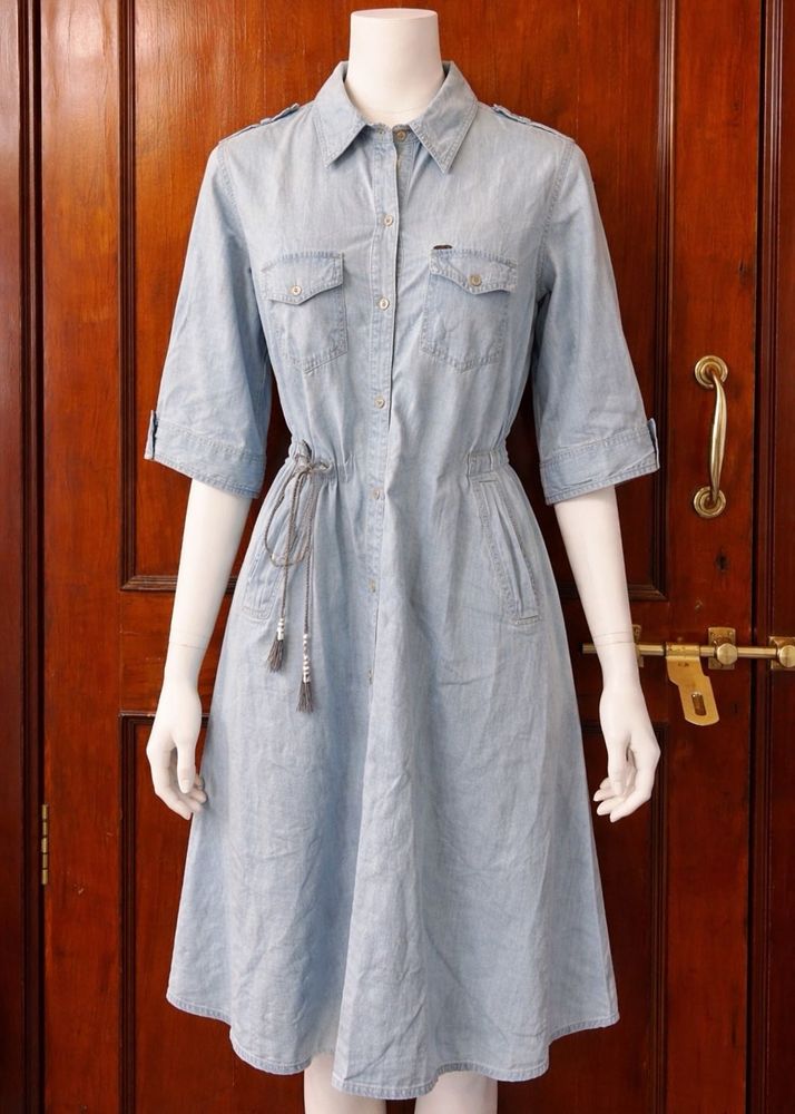 Denim Shirt Dress