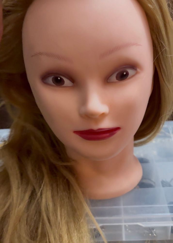 Realistic Mannequin Head for Hair Styling
