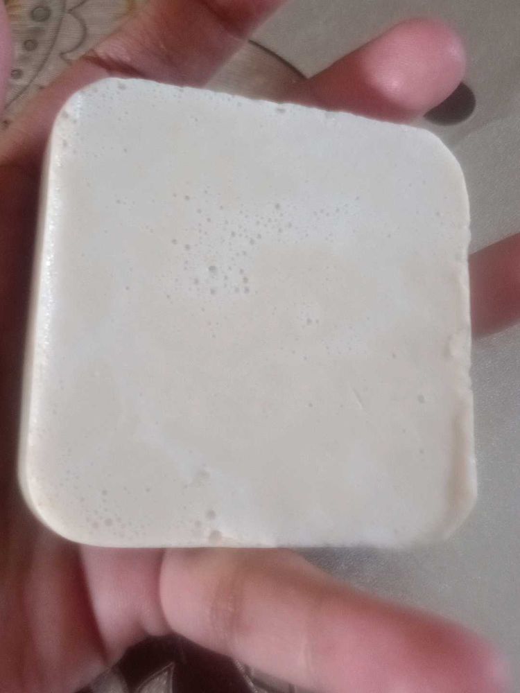 Homemade two layer multani and charcoal soap