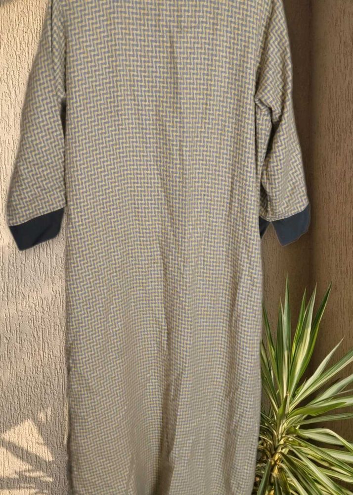 Elegant Kurta with Geometric Print