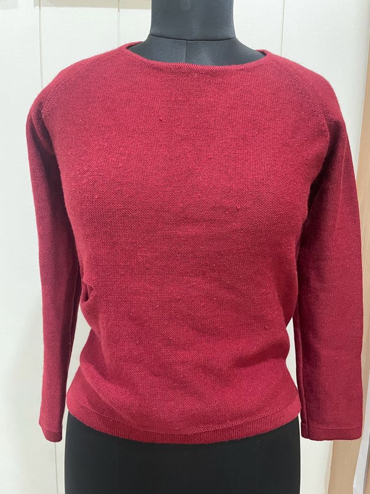 Valentine Red Knit Top