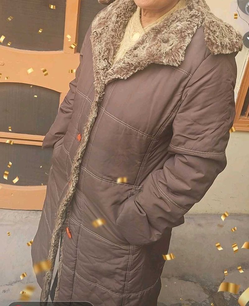 Stylish Brown Puffer Coat