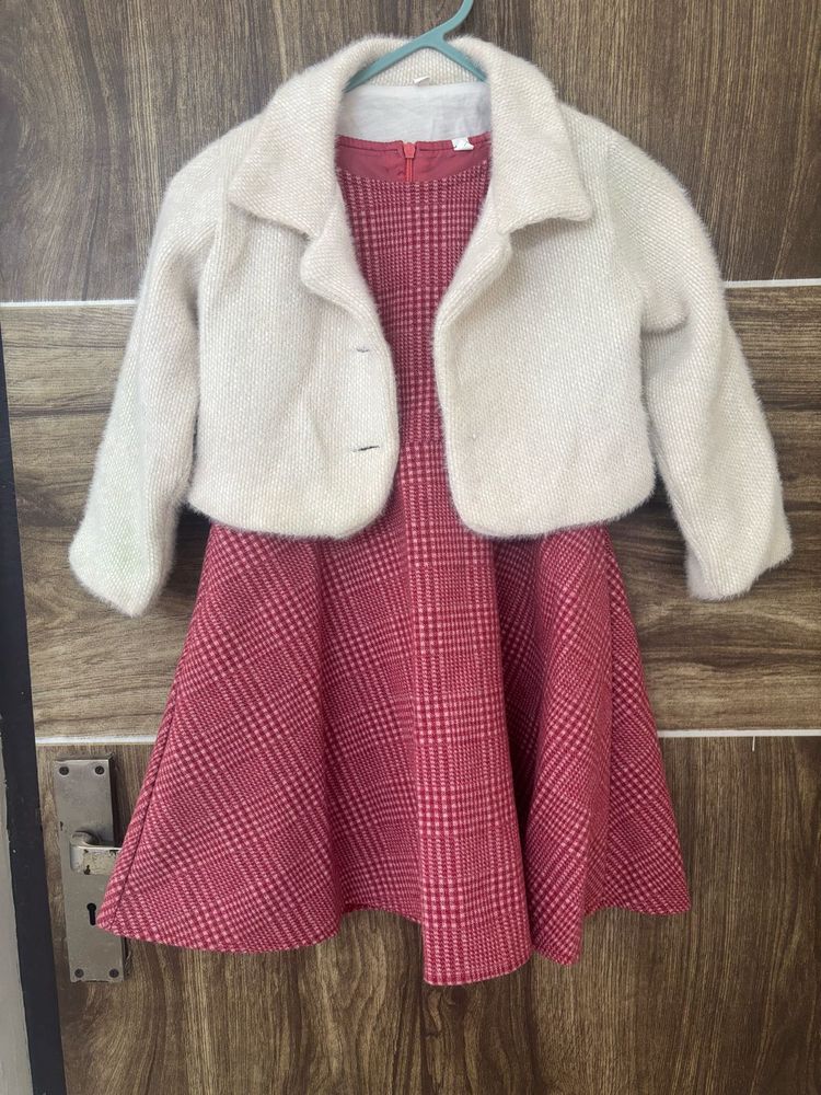 woollen Dress &amp; Jacket Set