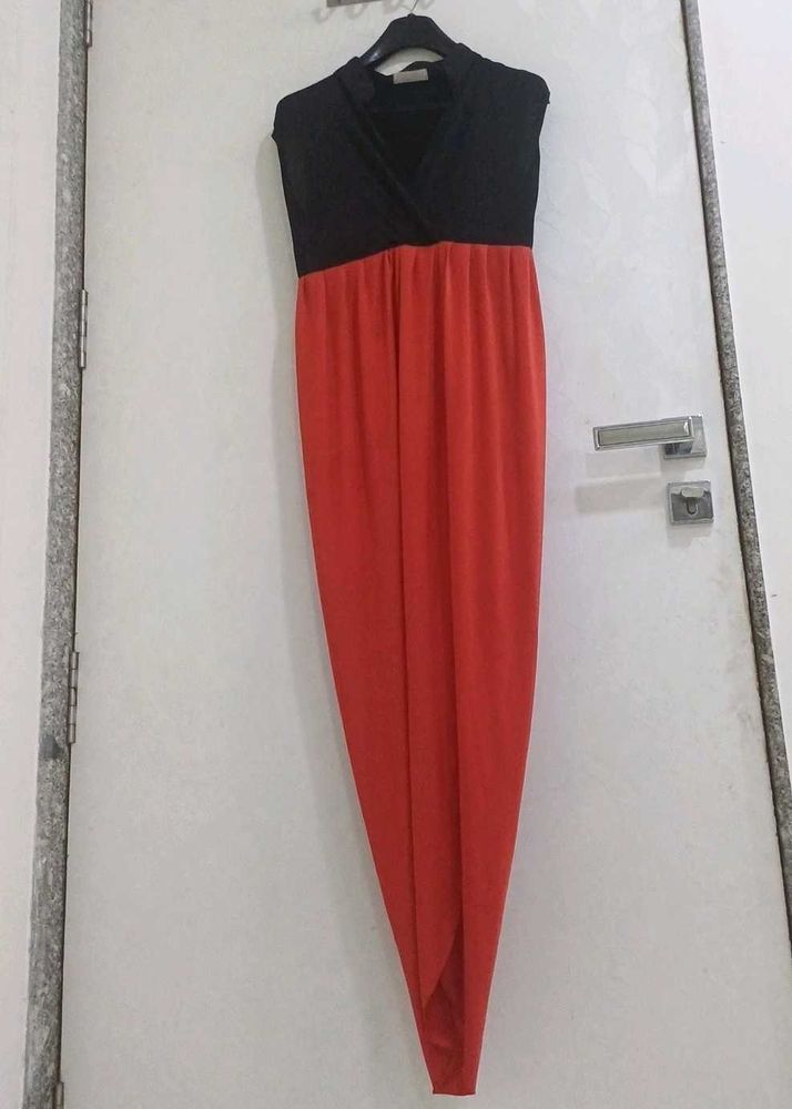 Chic Black &amp; red Maxi Dress