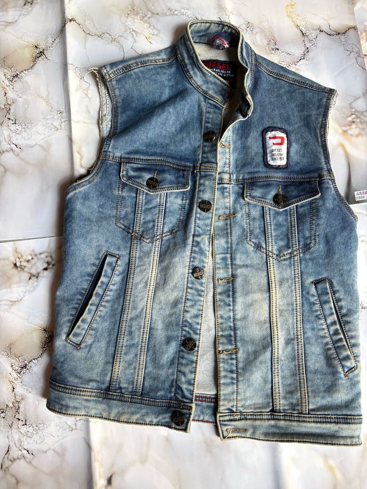 Diesel Denim half sleeve jacket