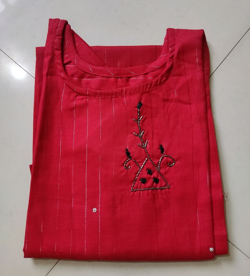 🆕Red Colour Kurti..❤️