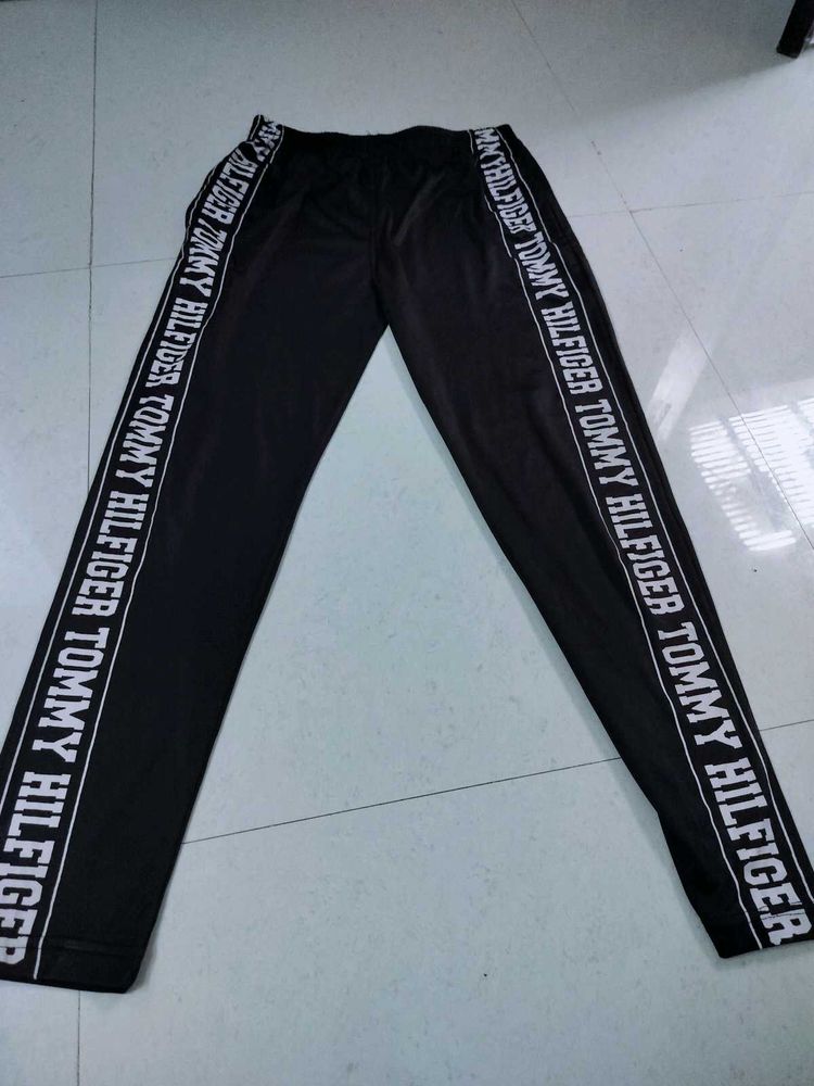 Tommy Hilfiger Black Logo Tape Pants