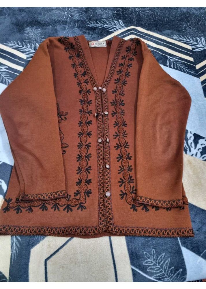 Woollen Pashmina Cardigan