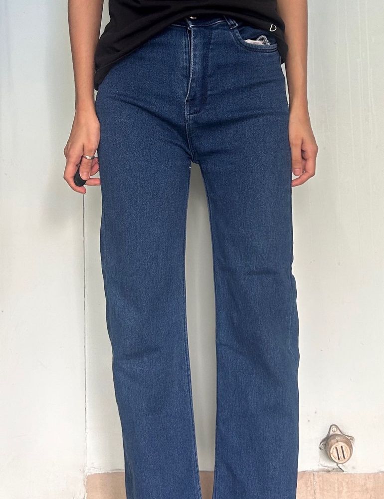 Dark Blue Denim Jeans