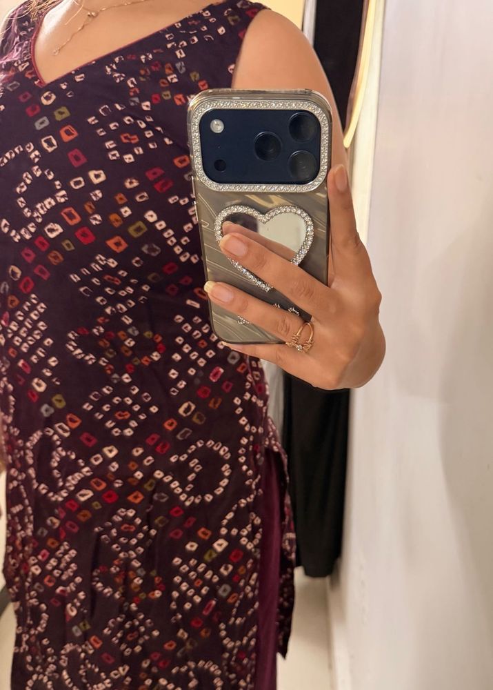 Beautiful Bandhani Print single Kurta