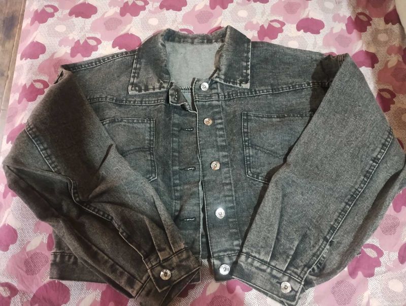 Stylish Grey Denim Jacket