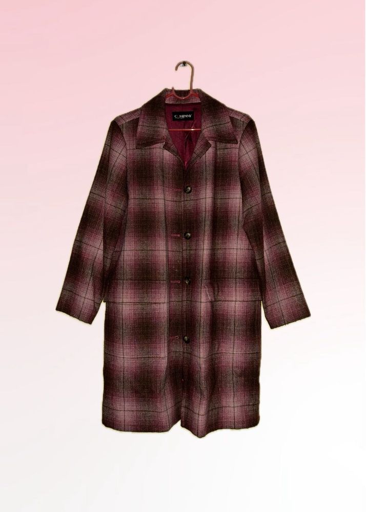 Vintage Plaid Coat
