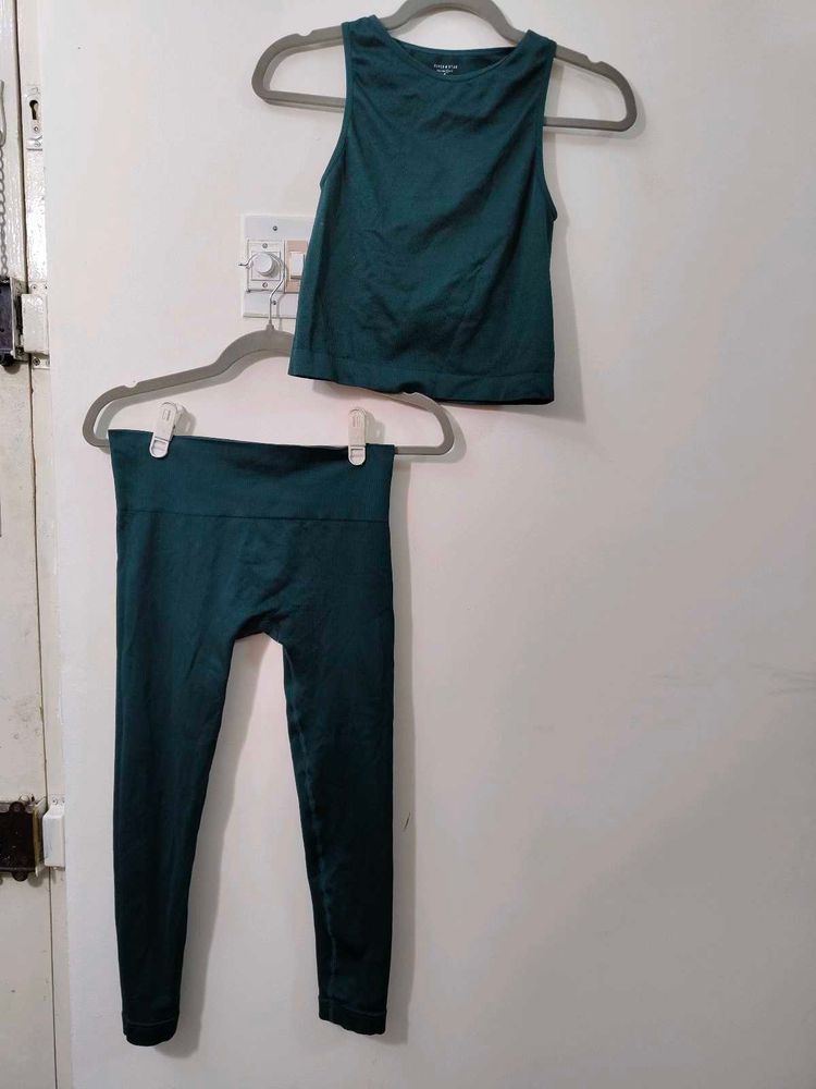 Bottle Green Activewear Set