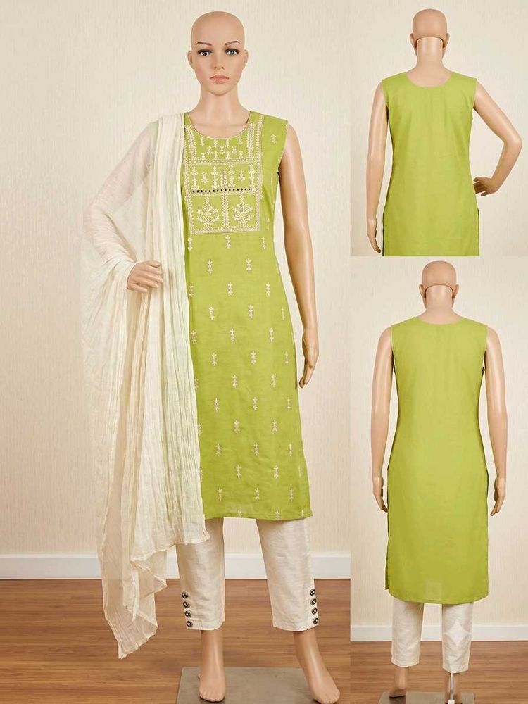 Elegant Green Kurta Set with Dupatta