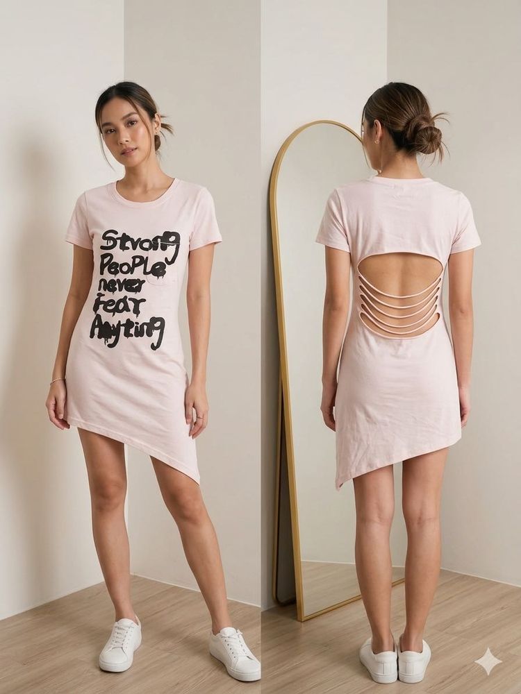 Graphic Print T-Shirt Dress