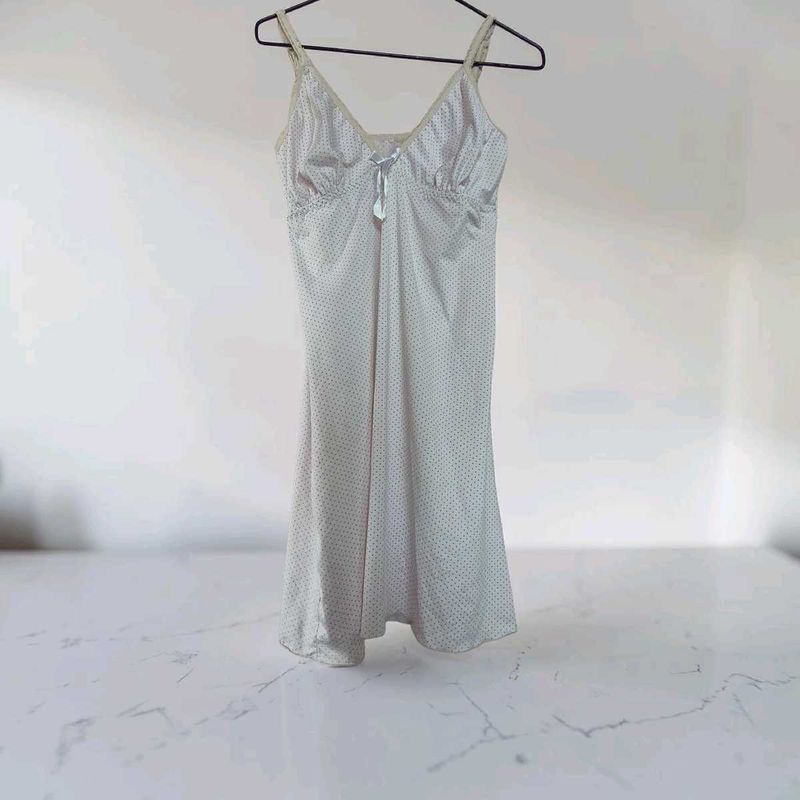 Vintage Polka Dot Nightgown