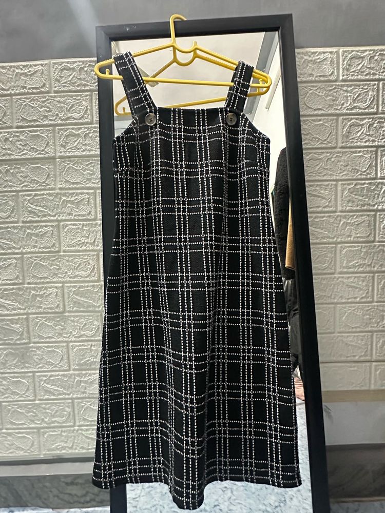 Plaid Pinafore Dress