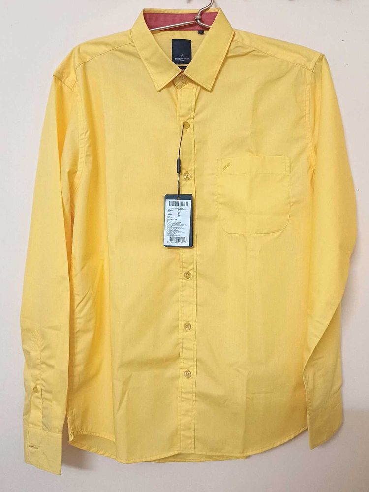 🆕️ Daniel Hechter - Men's Yellow Casual Shirt