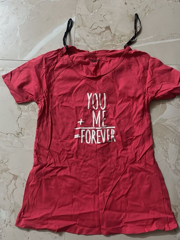 Pink Graphic T-Shirt