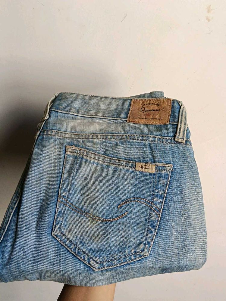 Light Wash Denim Jeans