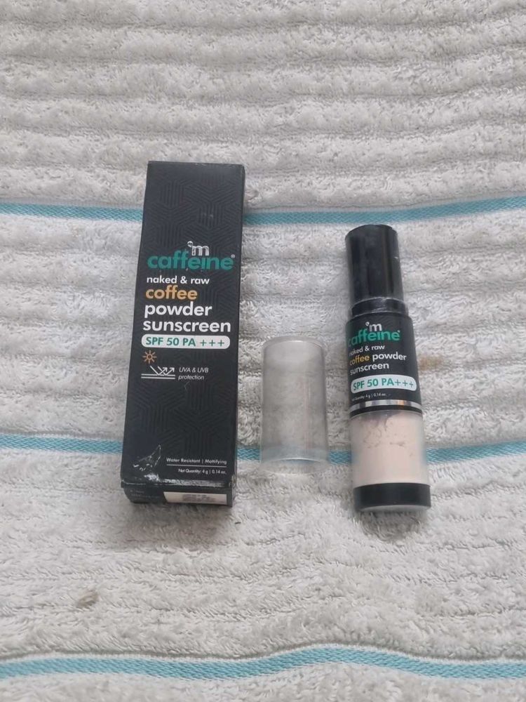Caffeine Coffee Powder Sunscreen SPF 50