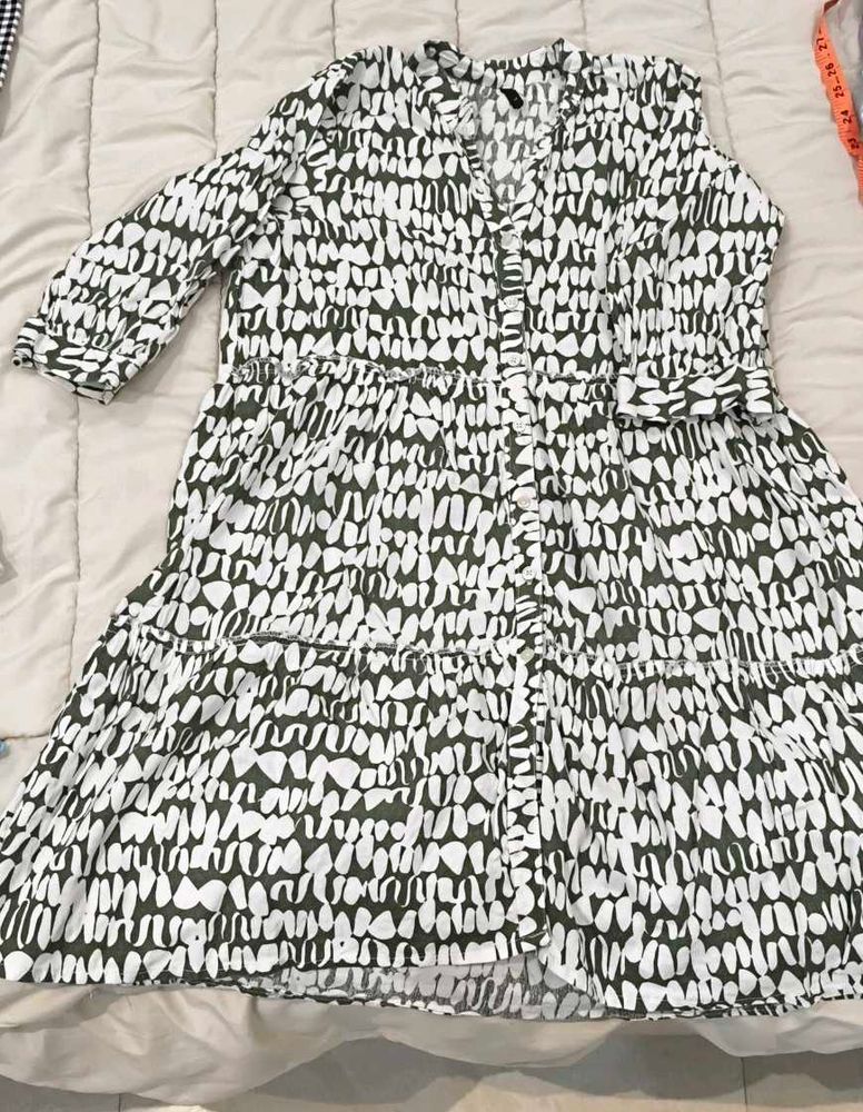 Chic Printed Midi Dress