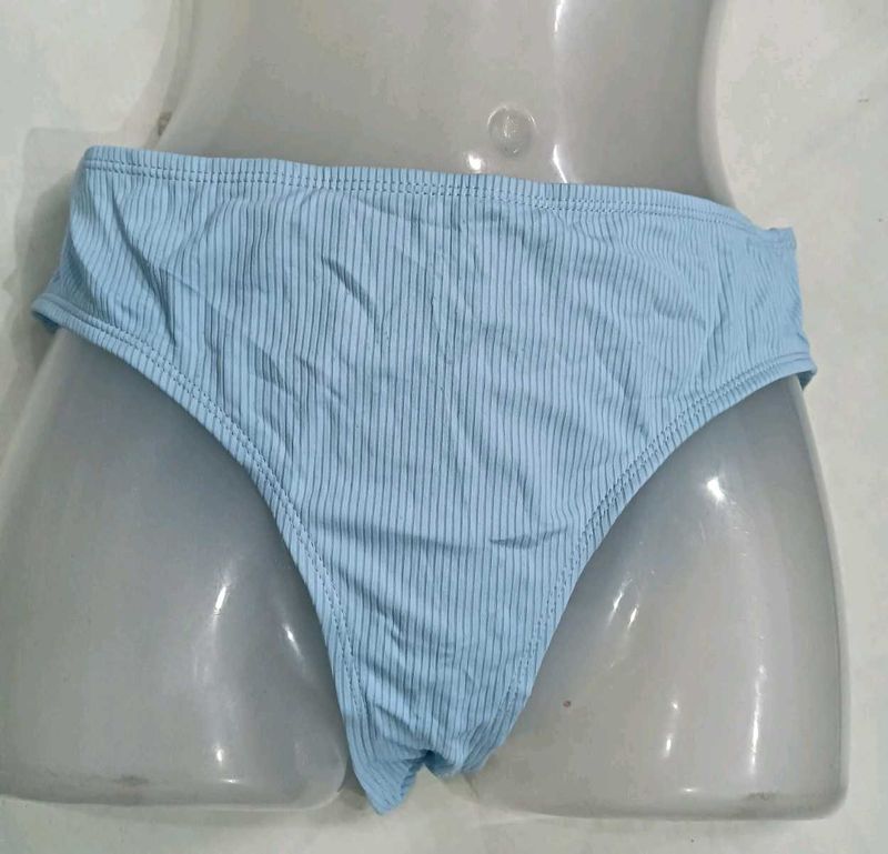 ❤️‍🔥 Ribbed Light Blue Bikini Bottom