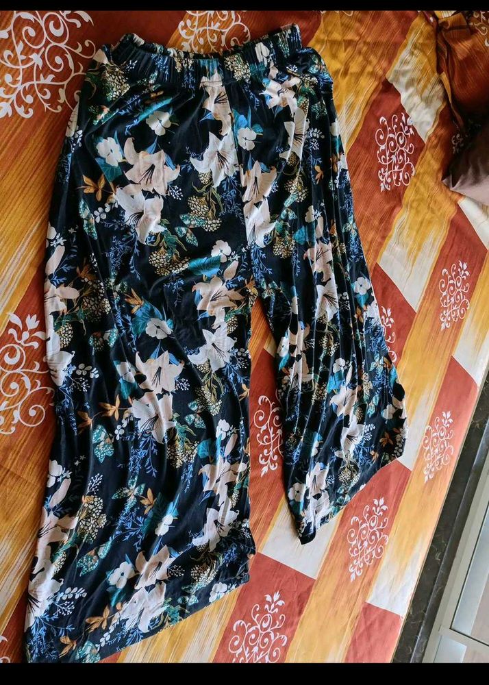 Floral Print Palazzo Pants