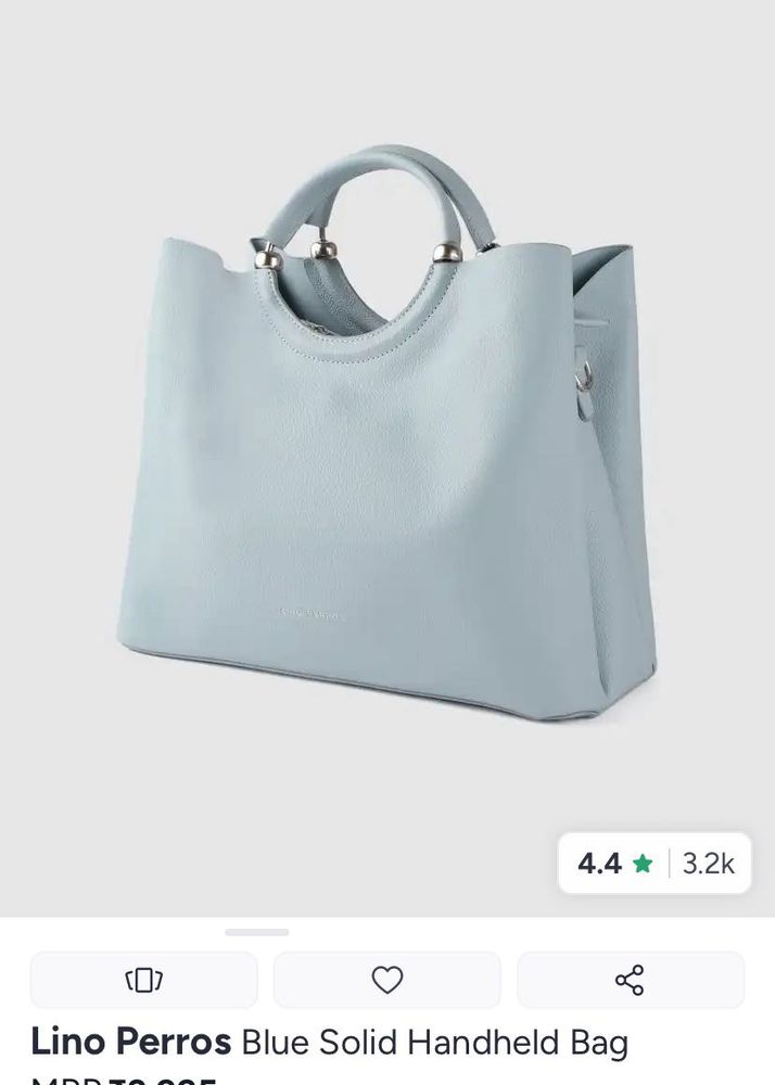 Brand New Chic Greyish blue Handbag