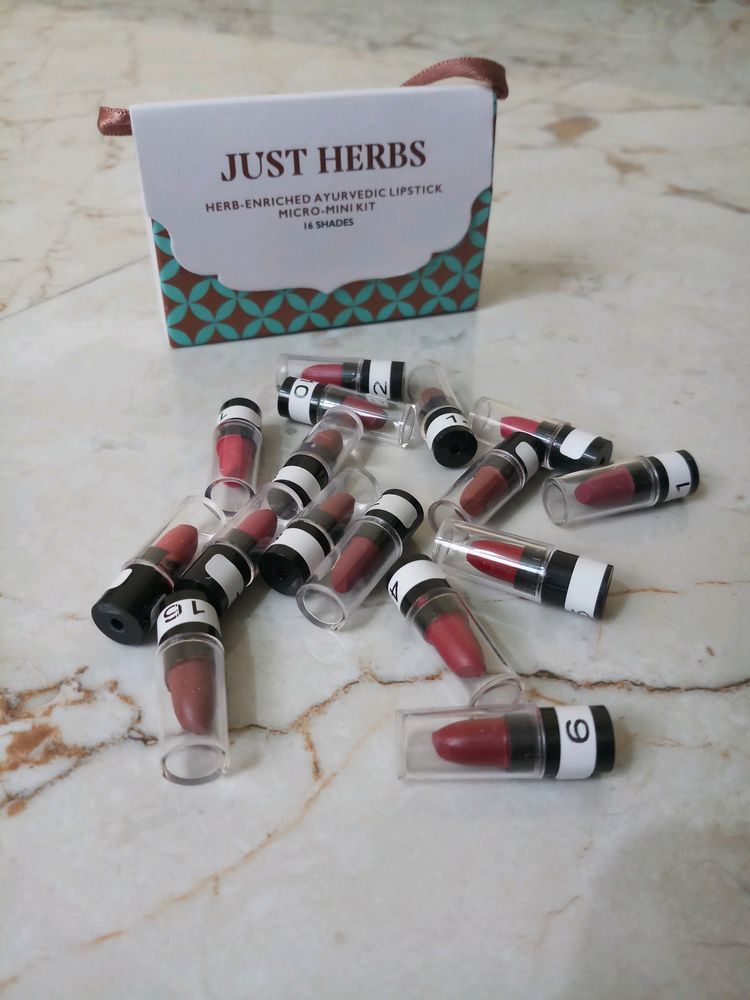 New Just Herbs Lipstick Seal Packed