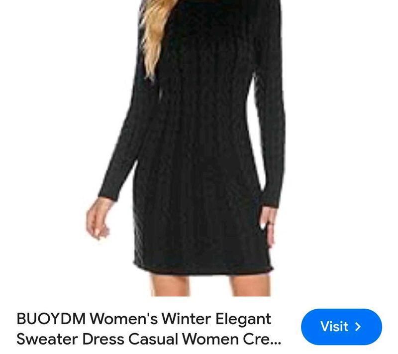 Very Beautiful Woolen Midi Dress