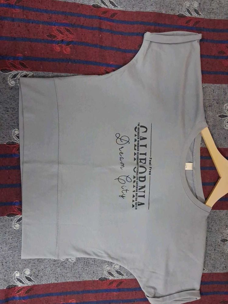 Gray California Dream City Tee