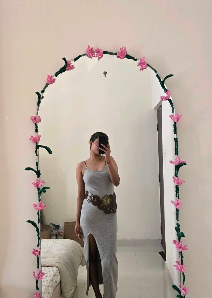 Gray Maxi Dress